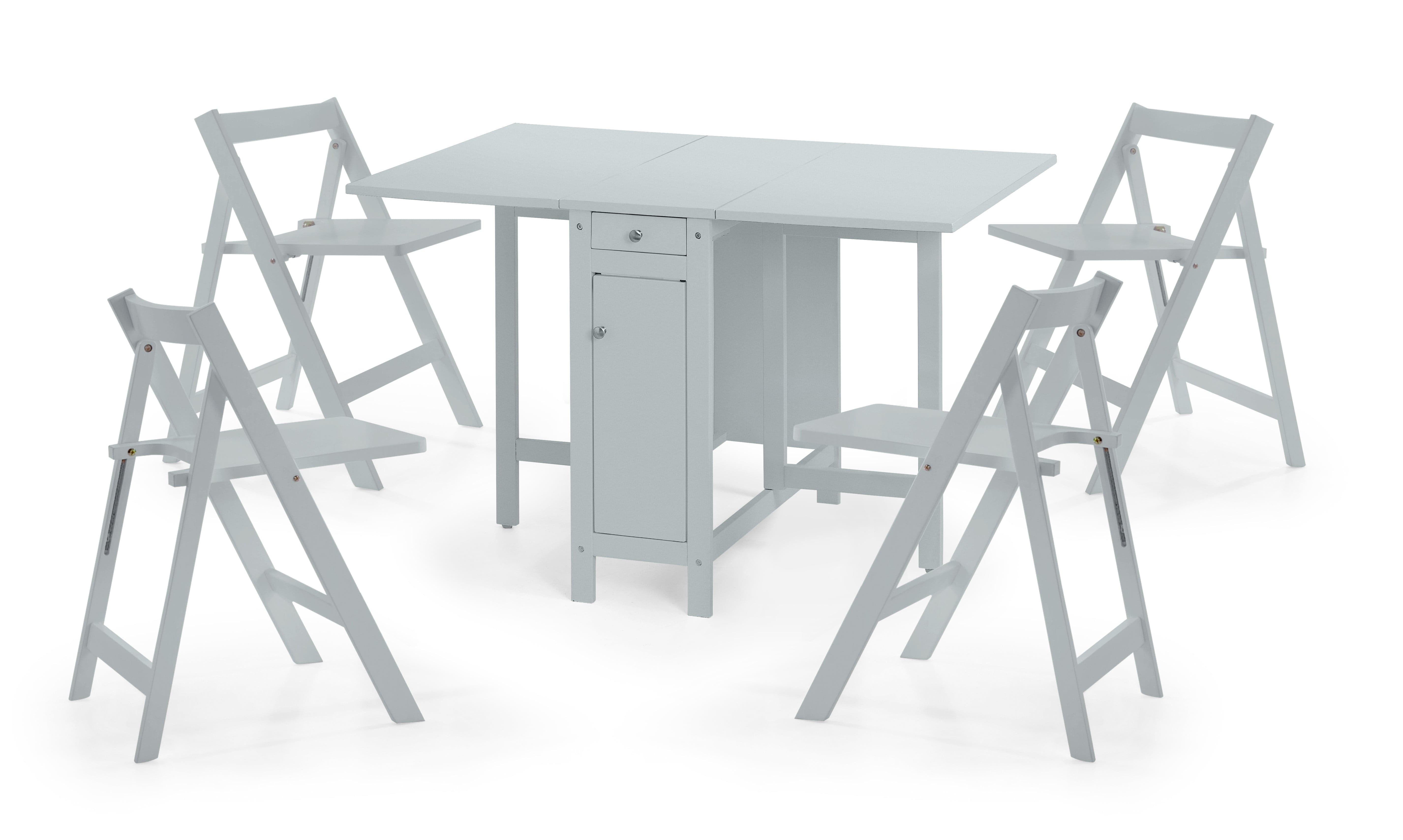 Savoy Dining Set - Light Grey