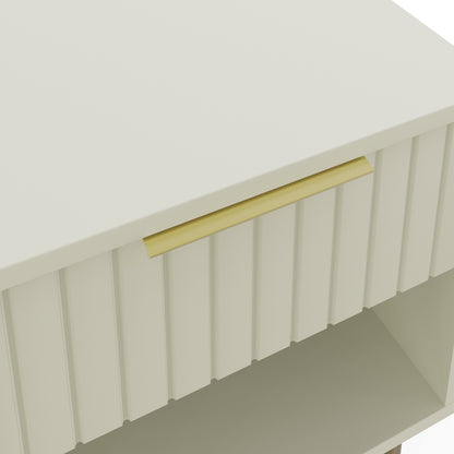 Nervata Lamp Table Ivory