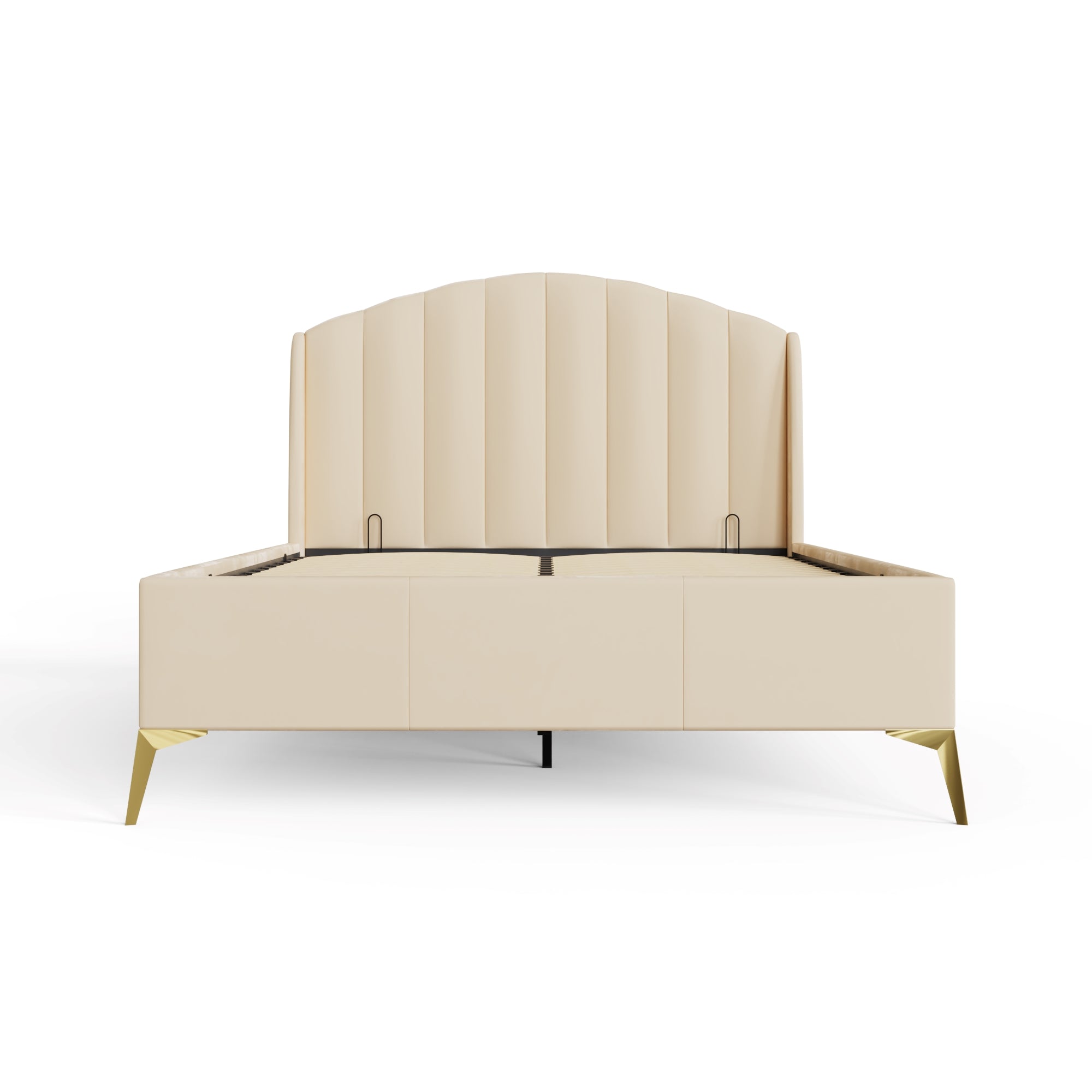 Pettine End Lift Ottoman Bed - Natural