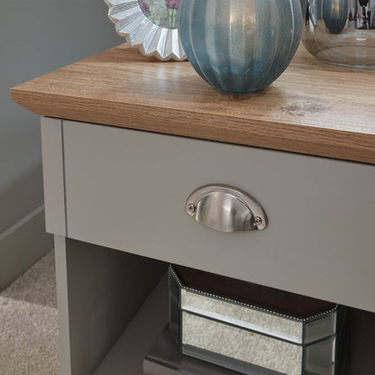 Kendal 1 Drawer Bedside Grey