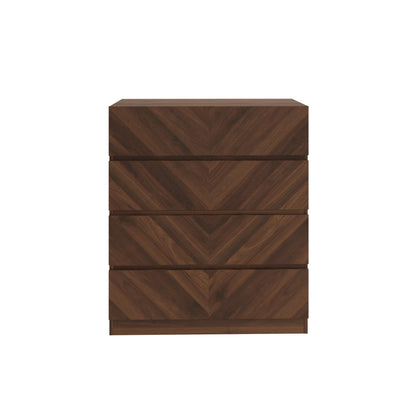 Catania 4 Drawer Chest Royal Walnut