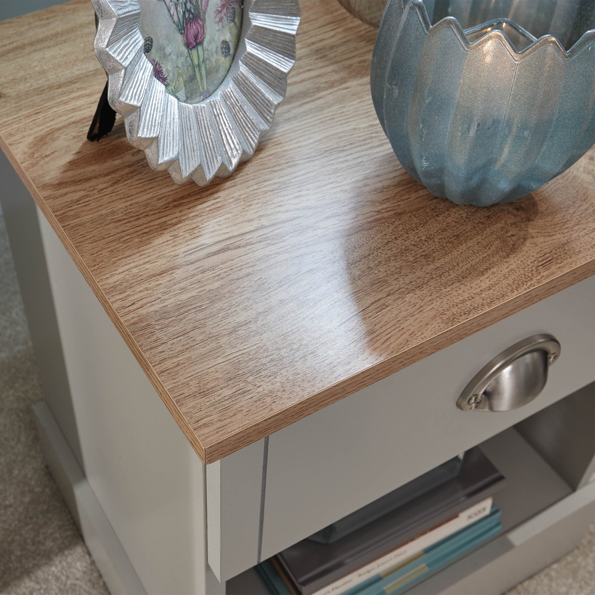 Kendal 1 Drawer Bedside Grey