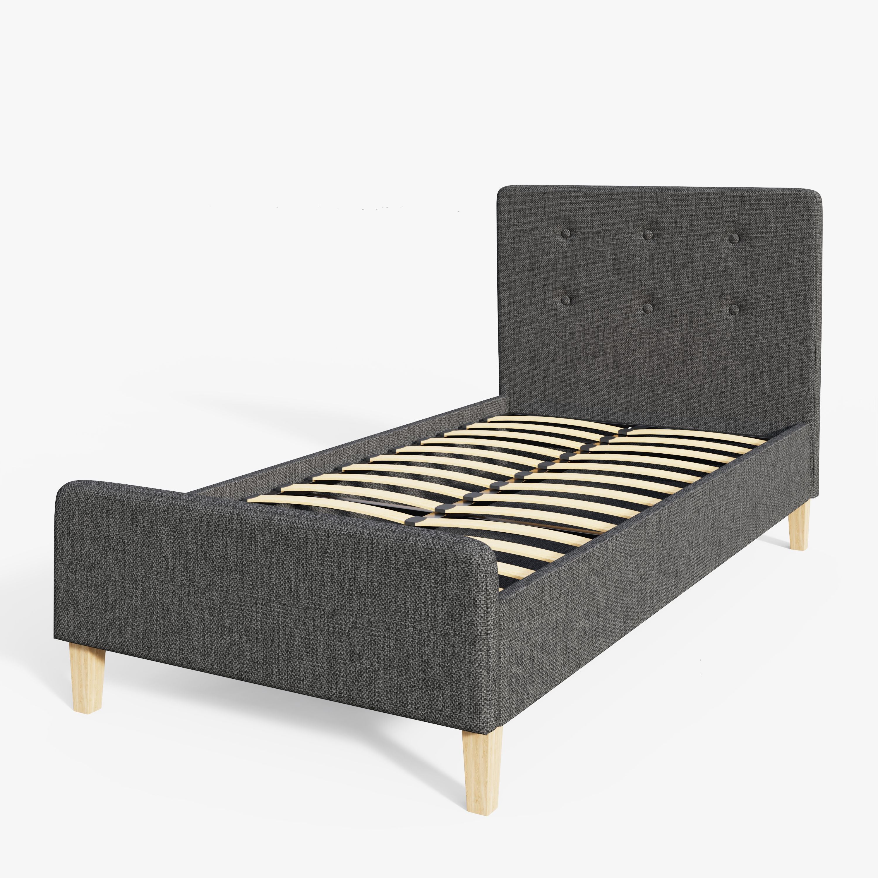 Ashbourne Fabric Upholstered Bed Grey