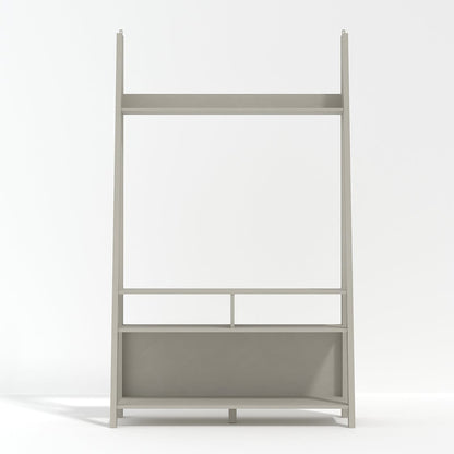 LPD Shelving Unit Tiva Ladder TV Unit Grey Bed Kings