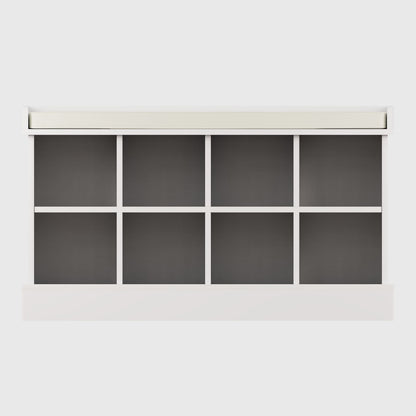 GFW Shoe Bench Kempton Shoe Bench White Bed Kings