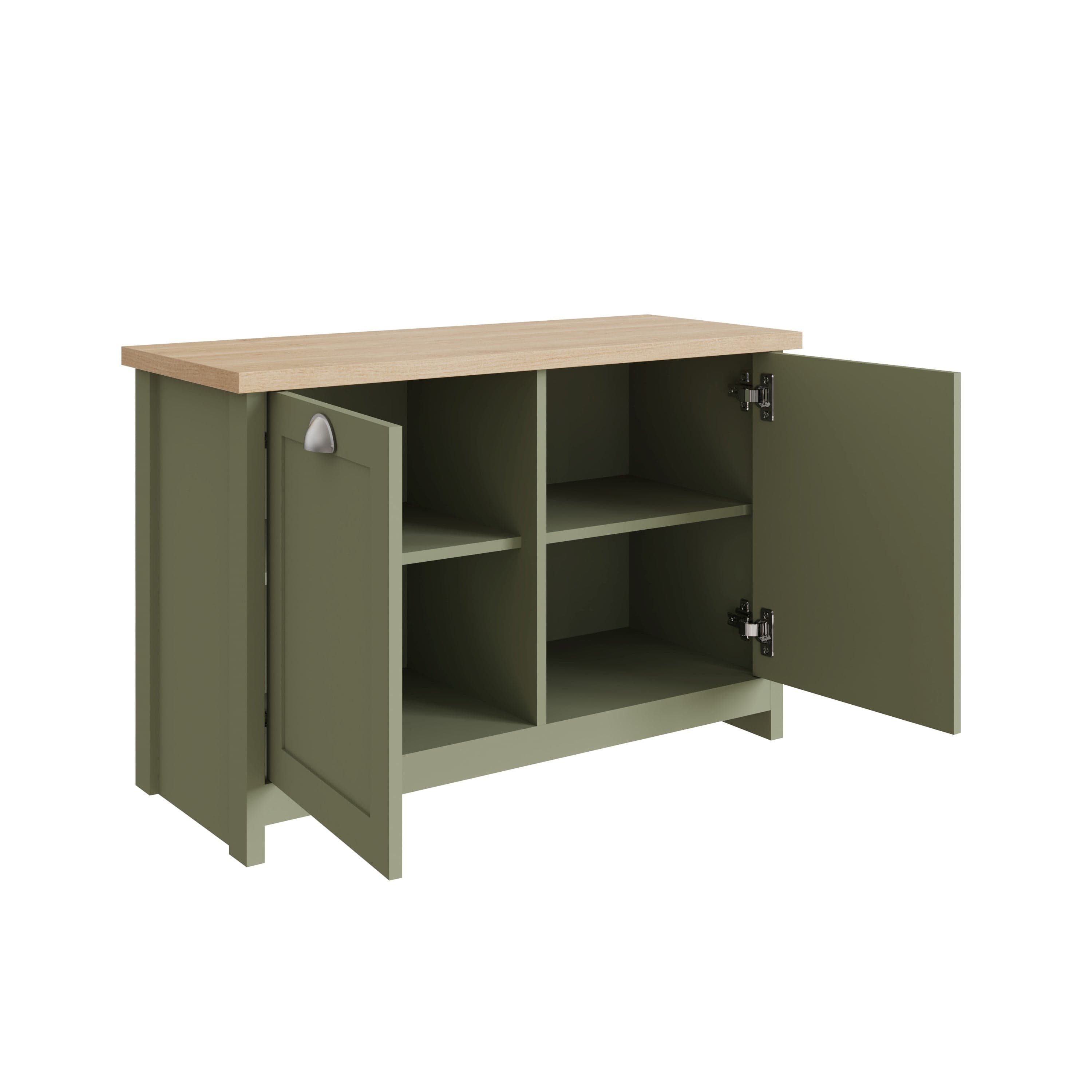 GFW Shoe Bench Lancaster Shoe Storage Sage Green Bed Kings