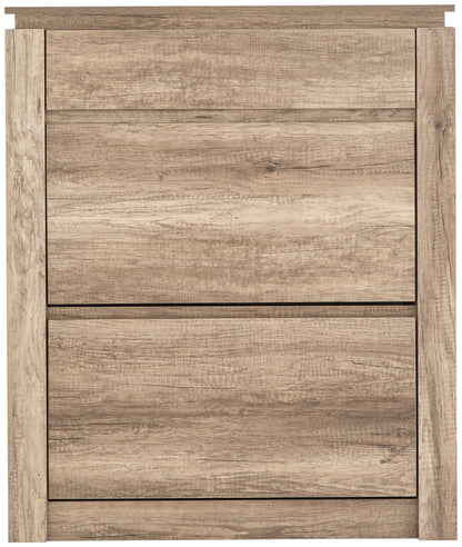 GFW Shoe Cabinet Canyon Oak Shoe Cabinet - GFW Bed Kings