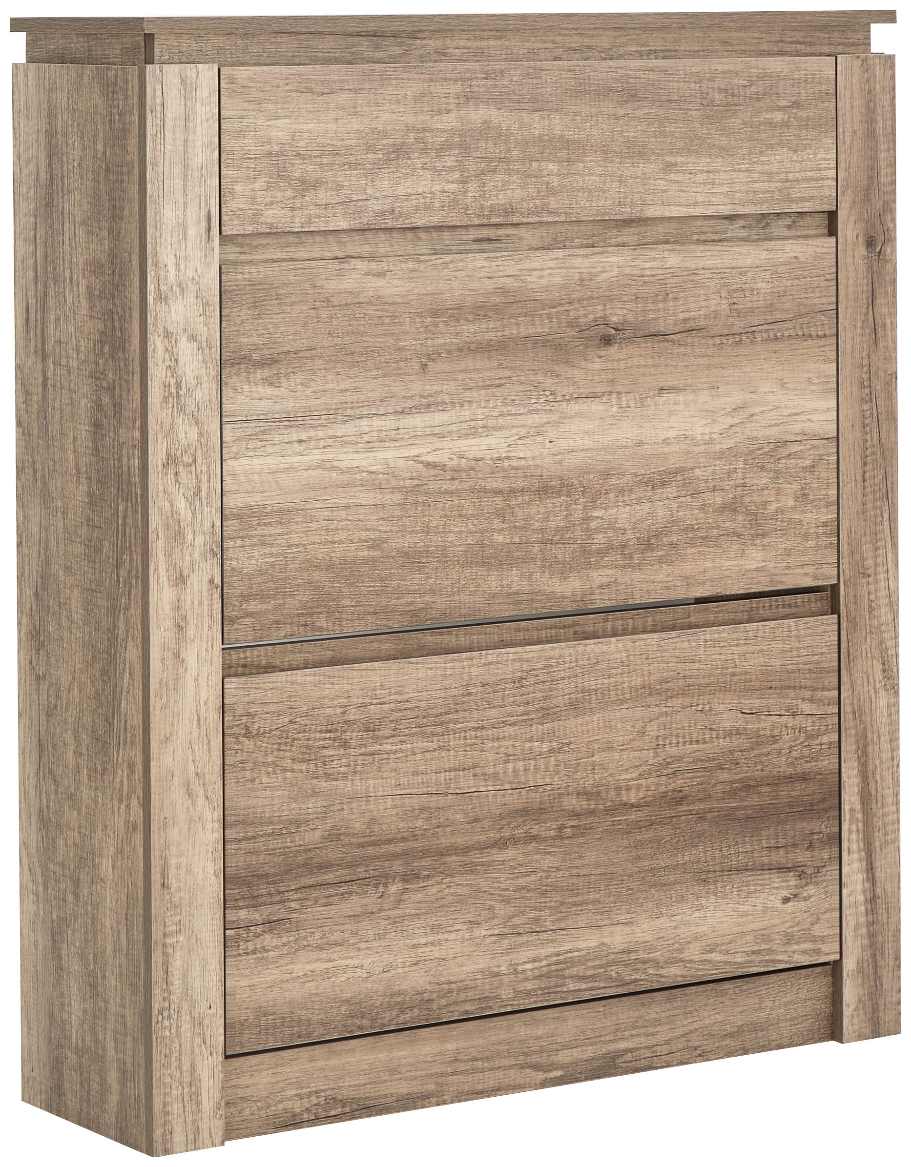 GFW Shoe Cabinet Canyon Oak Shoe Cabinet - GFW Bed Kings