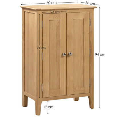 Julian Bowen Shoe Cabinet Cotswold Shoe Cupboard Bed Kings