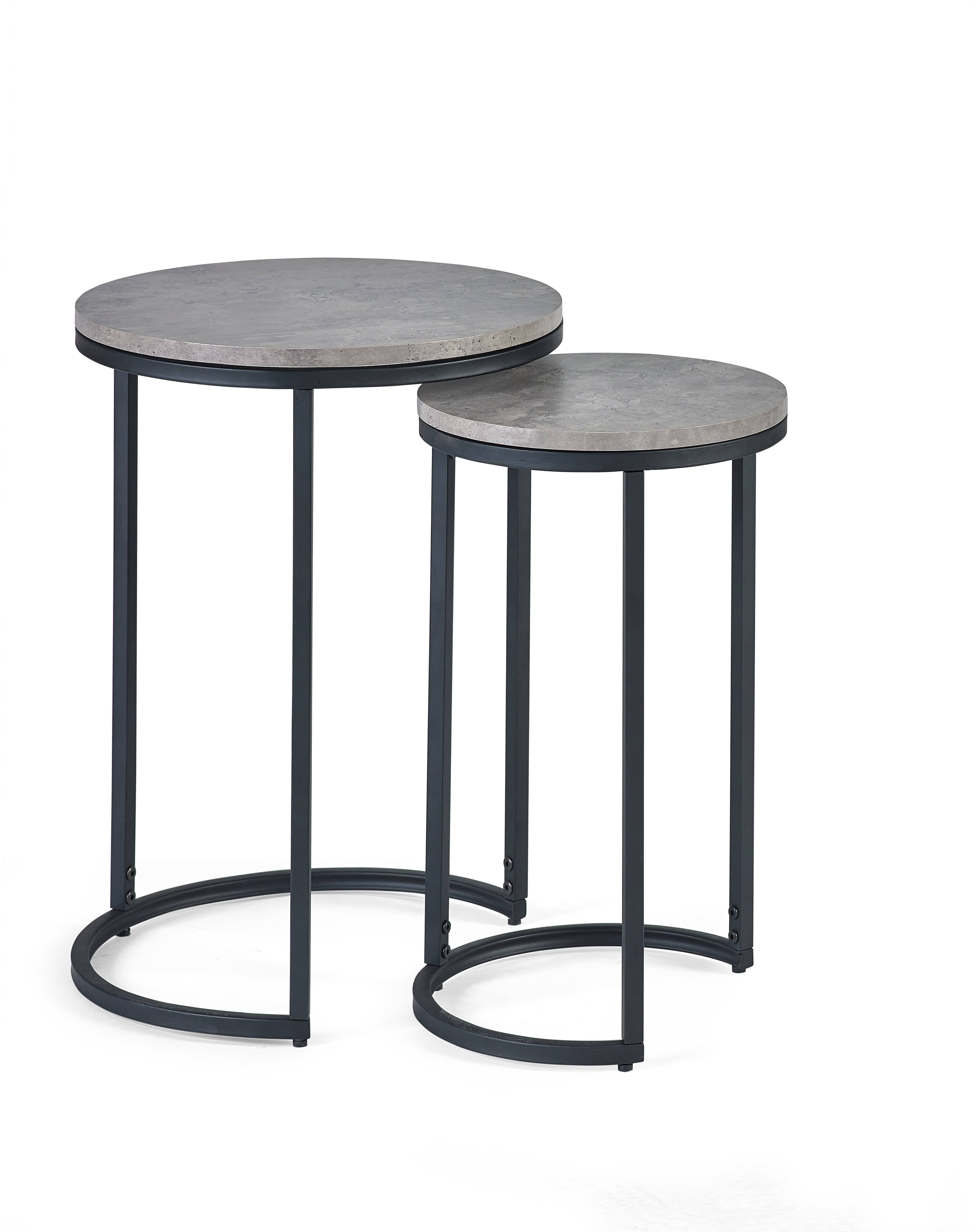 Julian Bowen Side Table Staten Round Nesting Side Tables Bed Kings