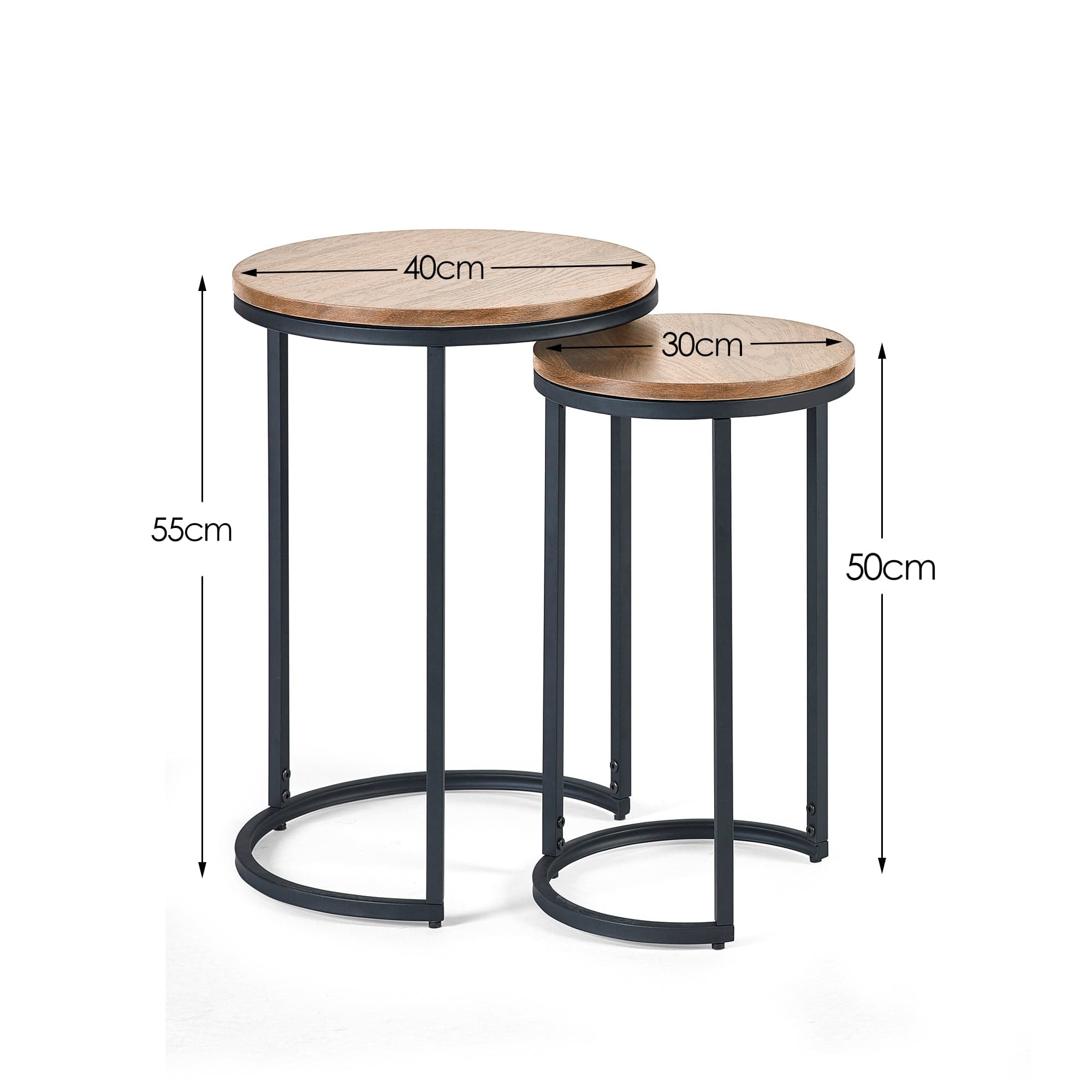 Julian Bowen Side Table Tribeca Round Nesting Side Tables Sonoma Oak Bed Kings