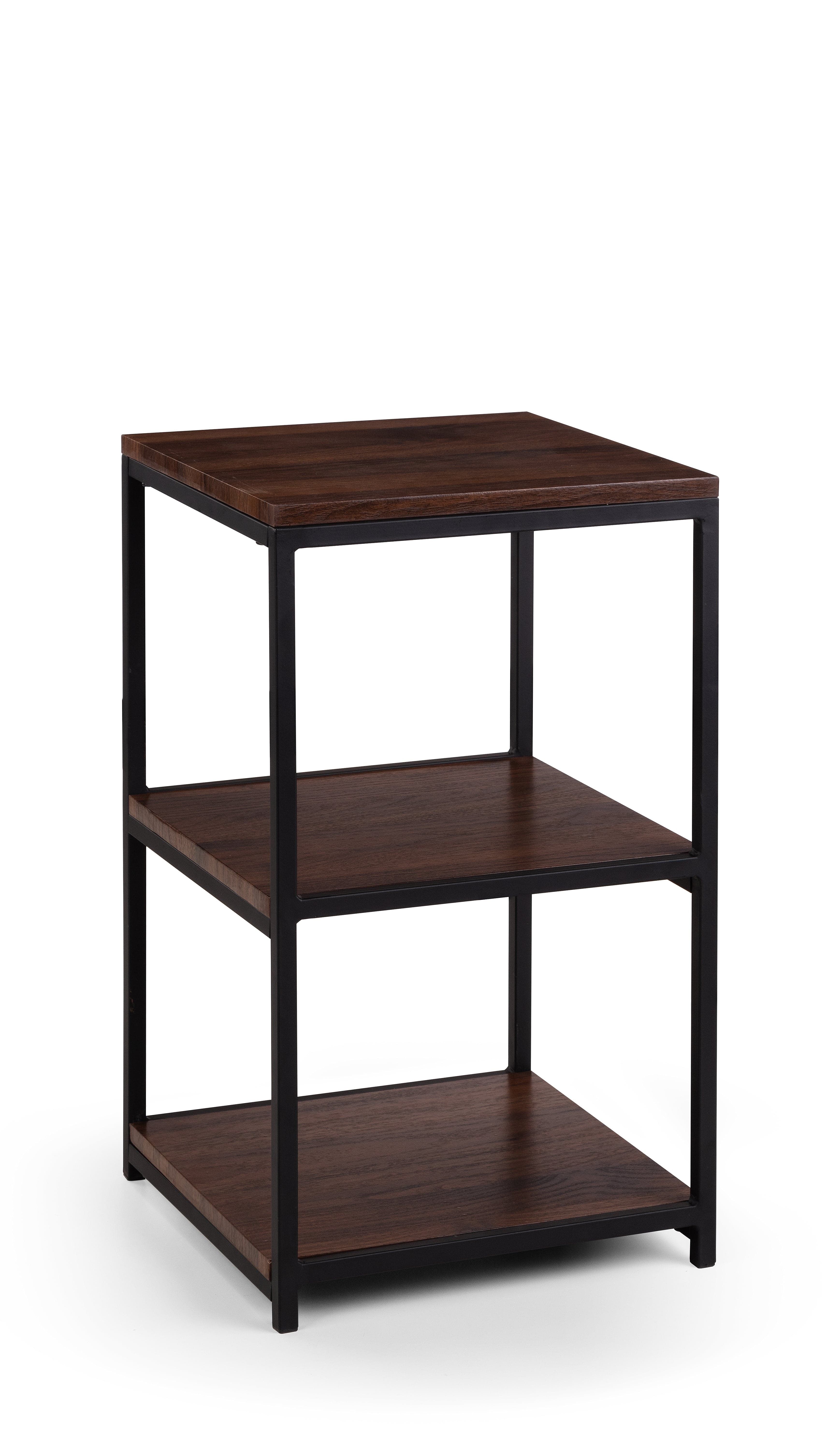 Julian Bowen Side Table Tribeca Tall Narrow Side Table Walnut Bed Kings