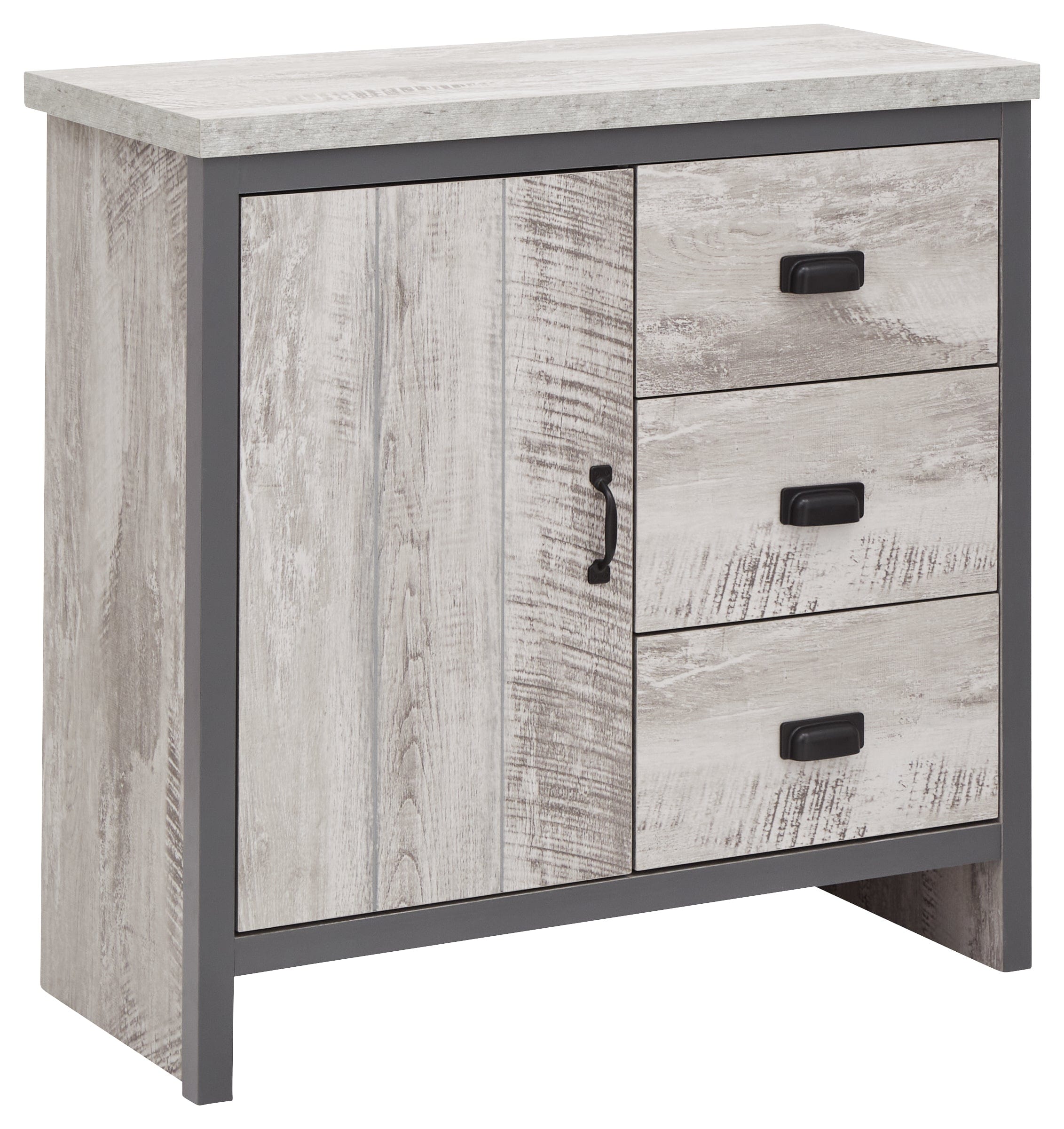 GFW Sideboard Boston Multi Unit Grey Bed Kings