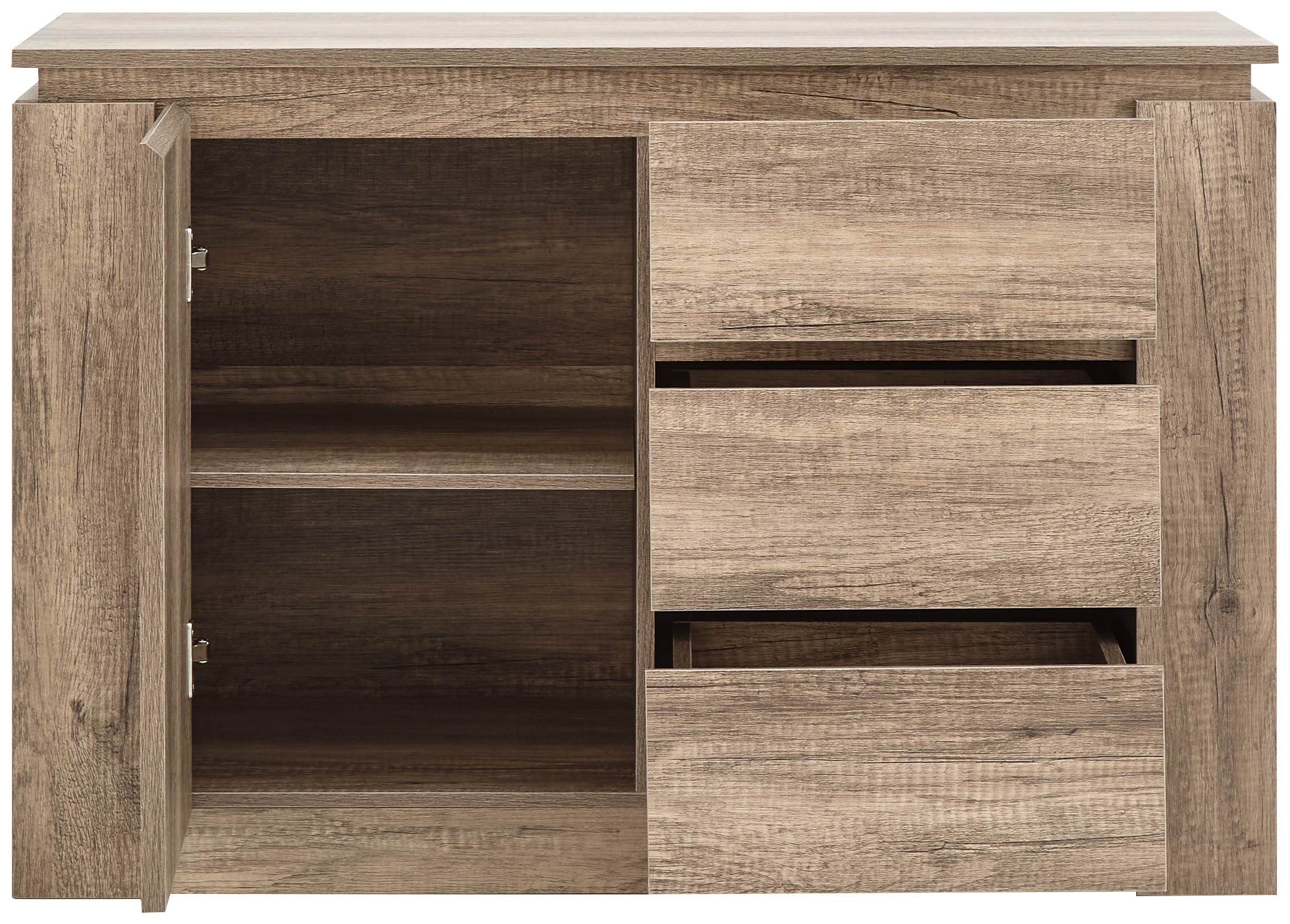 GFW Sideboard Canyon Oak Multi Unit - GFW Bed Kings