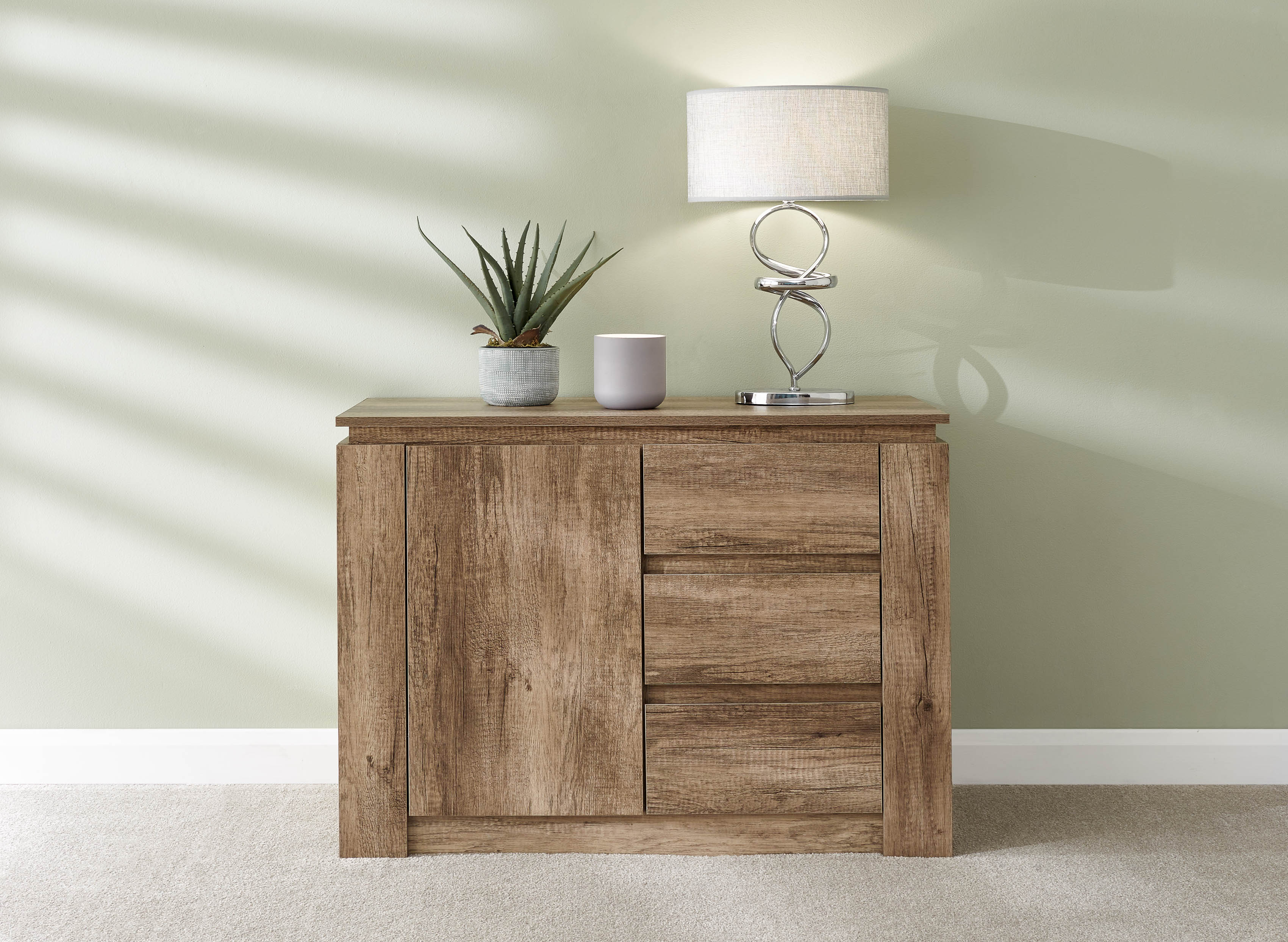 GFW Sideboard Canyon Oak Multi Unit - GFW Bed Kings