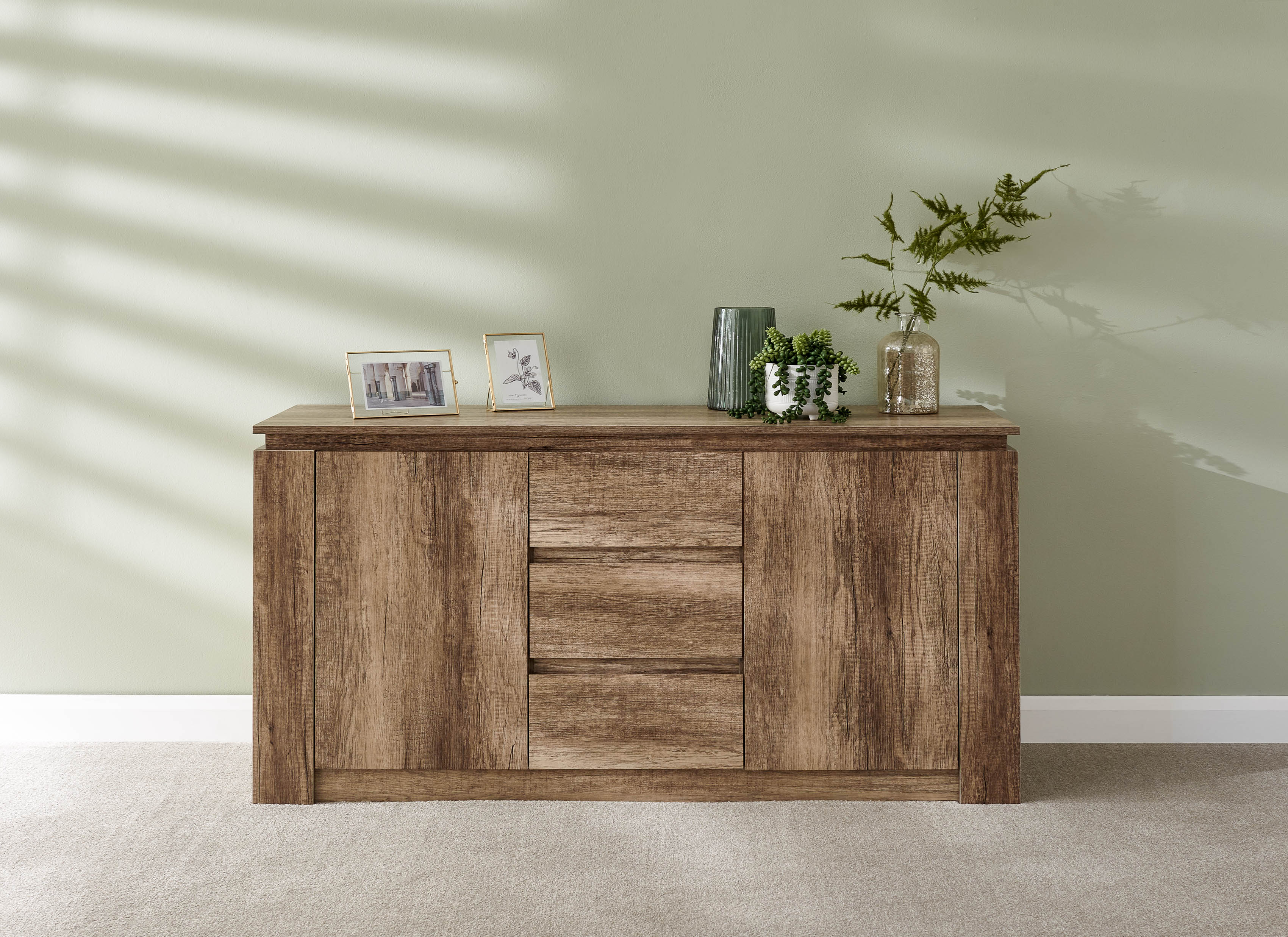 GFW Sideboard Canyon Oak Sideboard Bed Kings