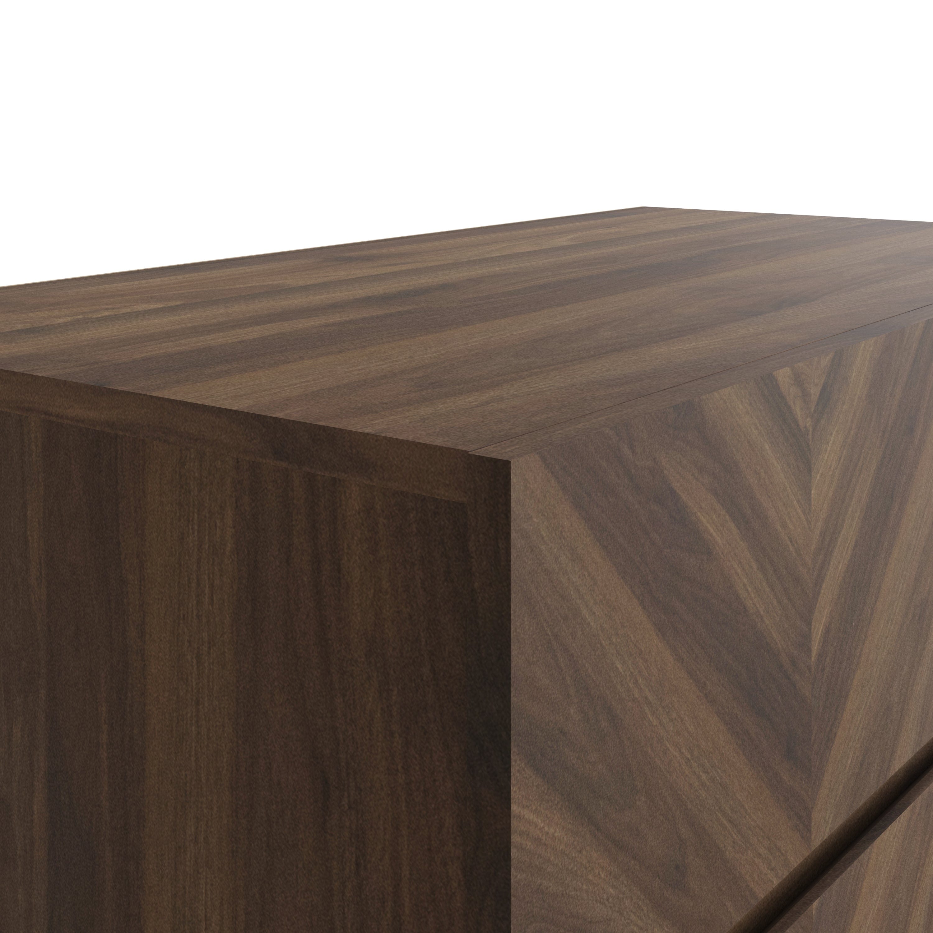 GFW Sideboard Catania Compact Sideboard Royal Walnut Bed Kings