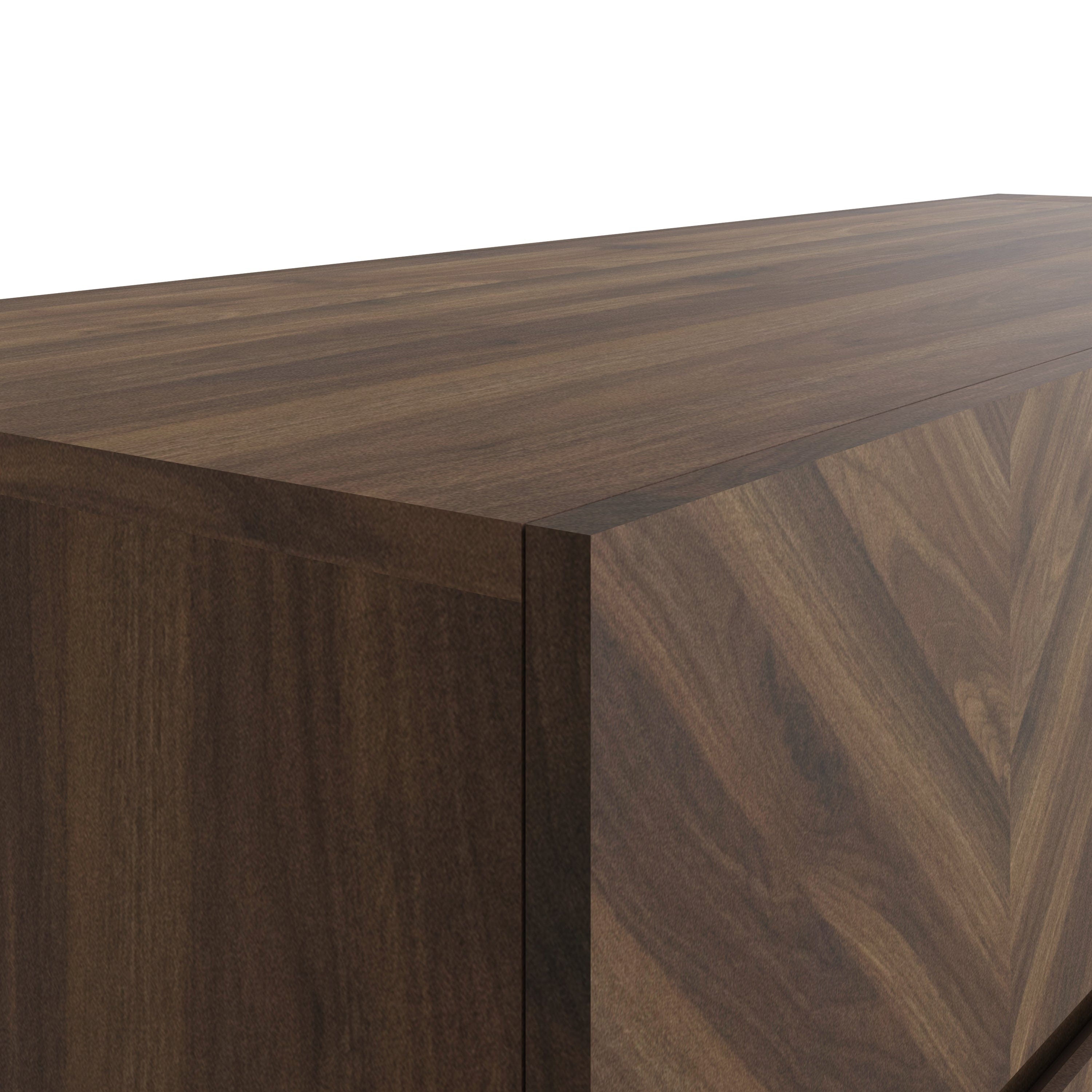 GFW Sideboard Catania Large Sideboard Royal Walnut Bed Kings