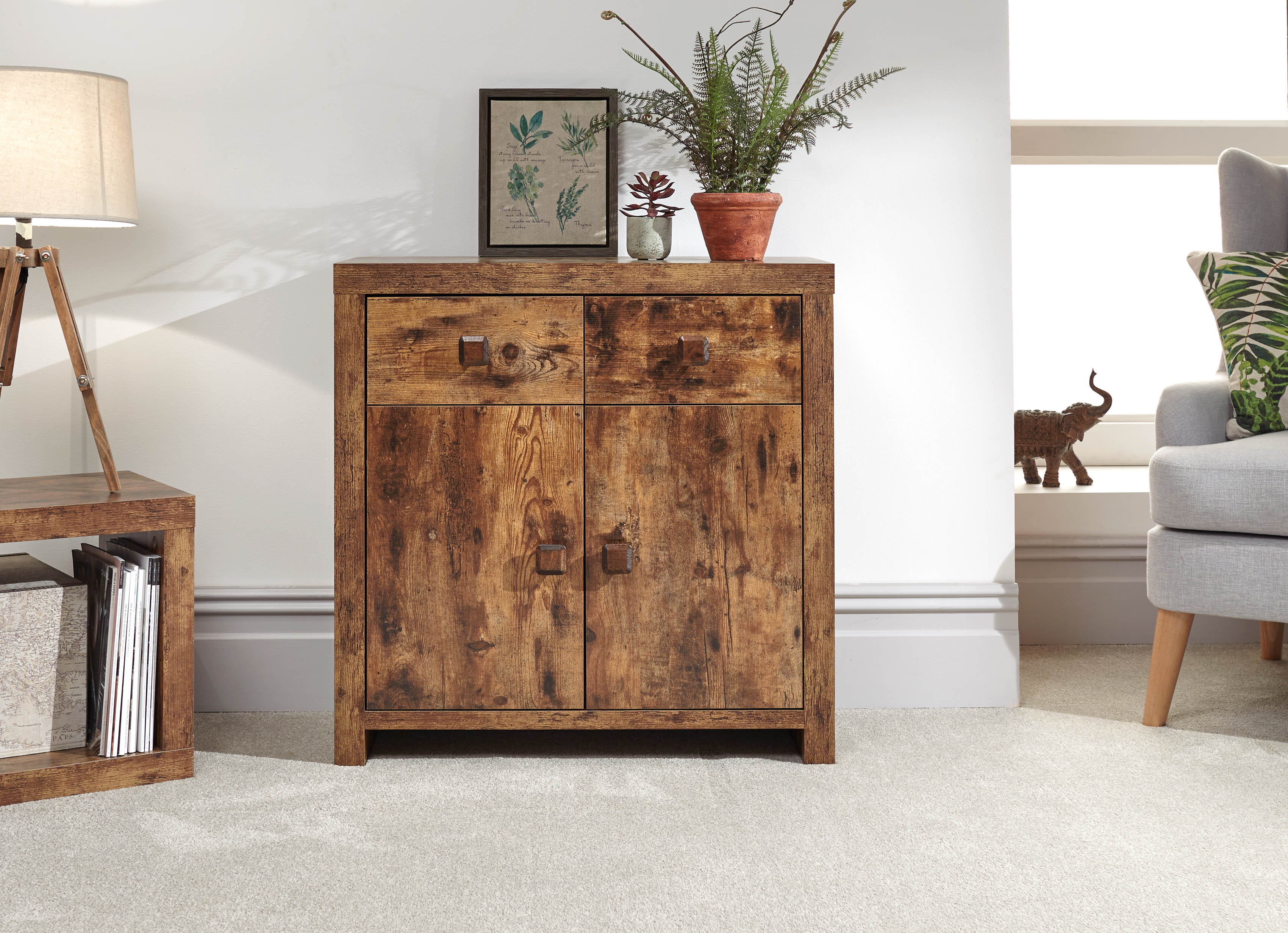 GFW Sideboard Jakarta Compact Sideboard Mango - GFW Bed Kings