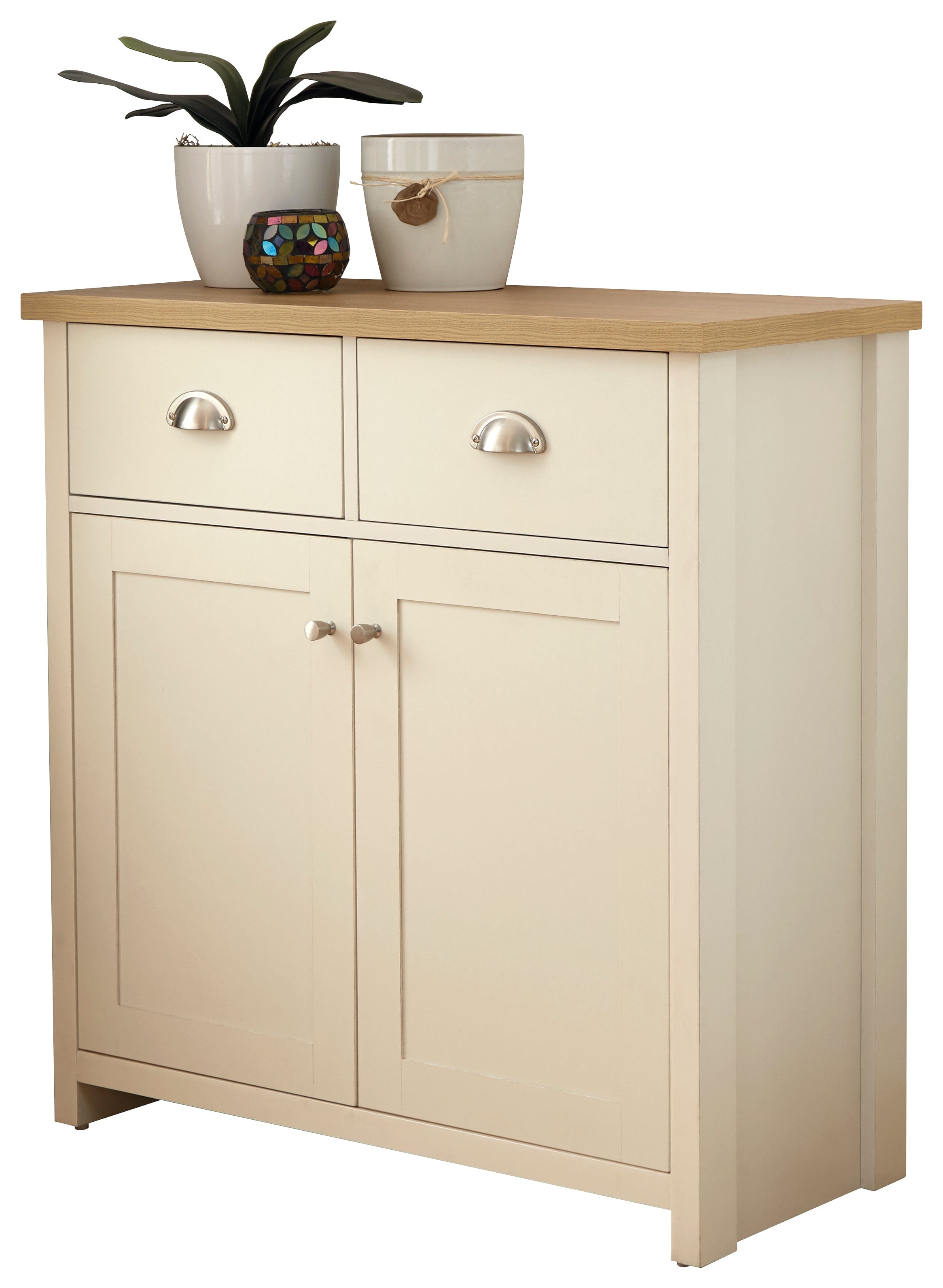 GFW Sideboard Lancaster Compact Sideboard Cream Bed Kings