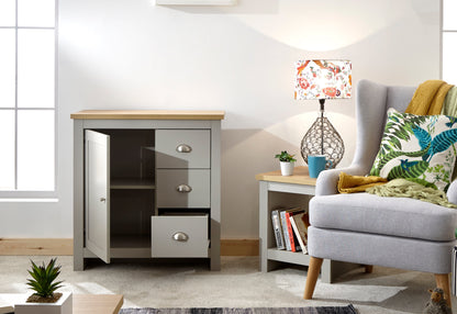 GFW Sideboard Lancaster Multi Unit Grey Bed Kings