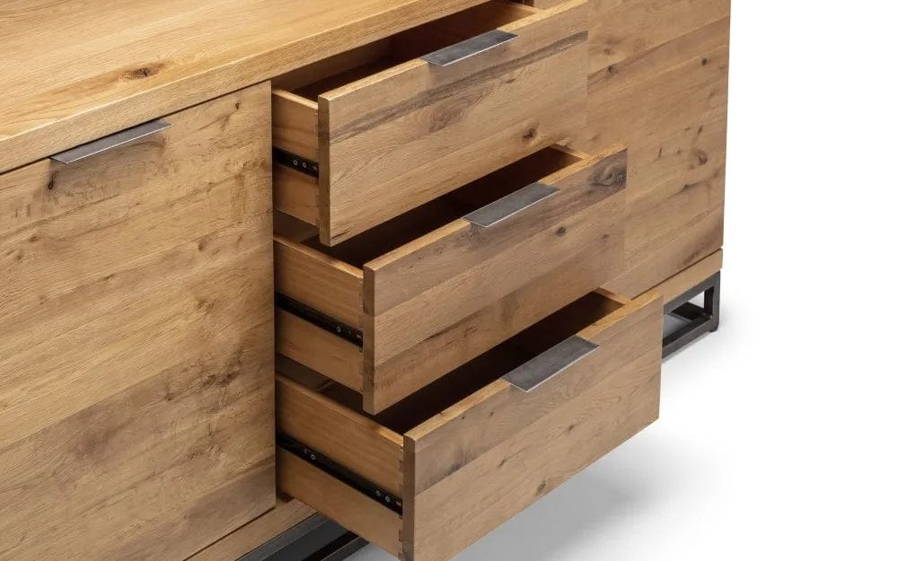 Julian Bowen Sideboard Brooklyn Oak Sideboard Bed Kings