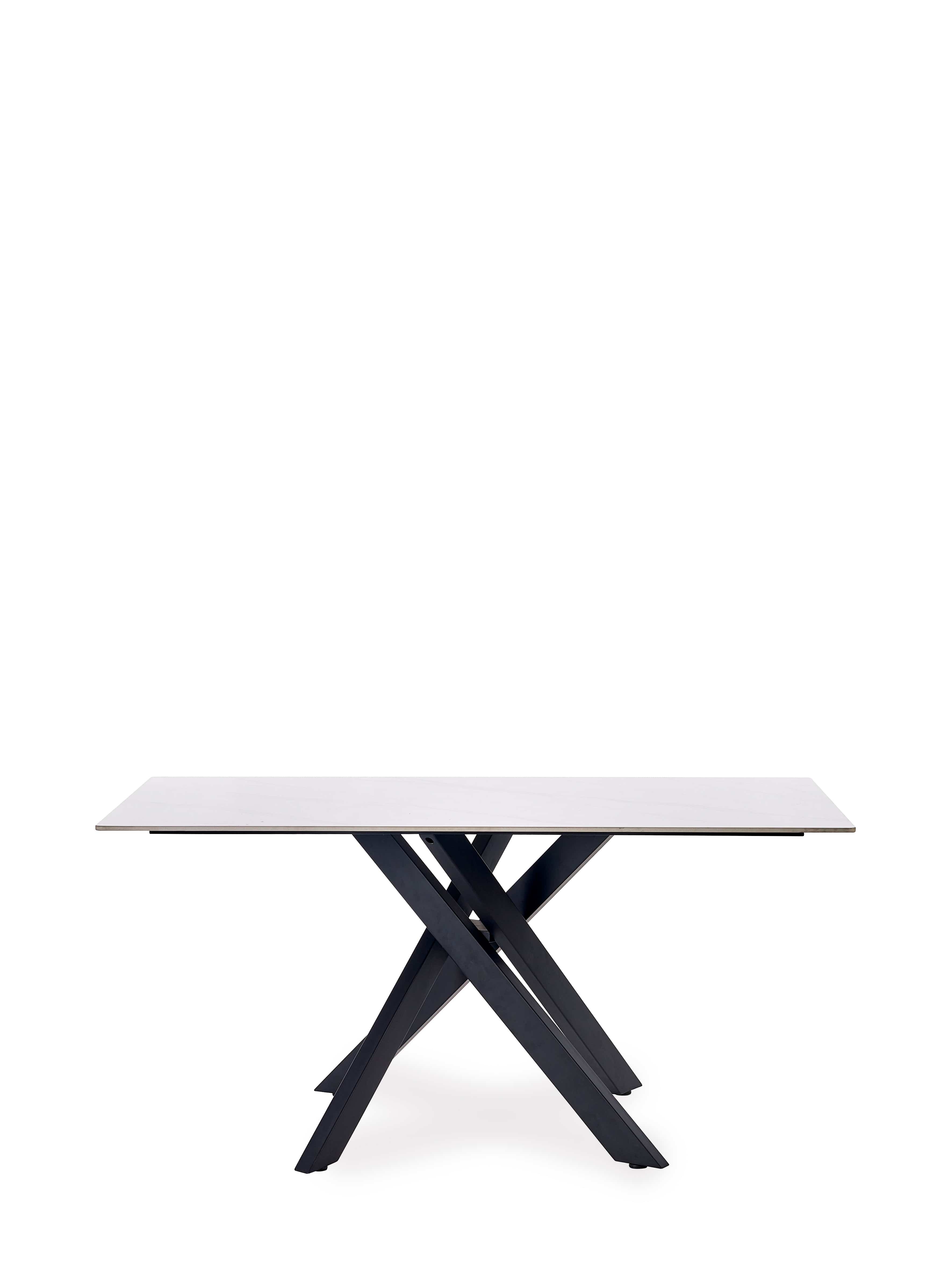 Bradley White Marble Dining Table