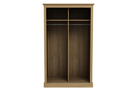 LPD Sliding Wardrobe Devon 2 Door Sliding Wardrobe Oak Bed Kings
