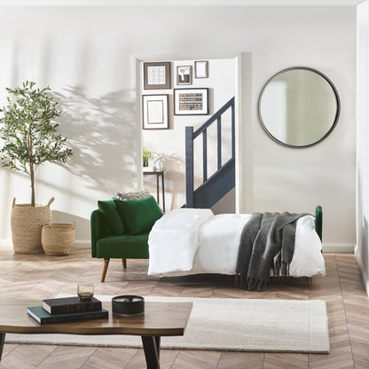 Julian Bowen Sofa Bed Andi Sofa Bed - Green Bed Kings