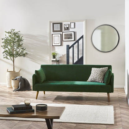 Julian Bowen Sofa Bed Andi Sofa Bed - Green Bed Kings