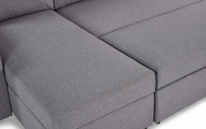 Julian Bowen Sofa Bed Angel Sofabed With Storage - Light Grey Bed Kings