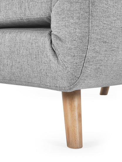 Julian Bowen Sofa Bed Rowan Single Sofabed - Grey Bed Kings
