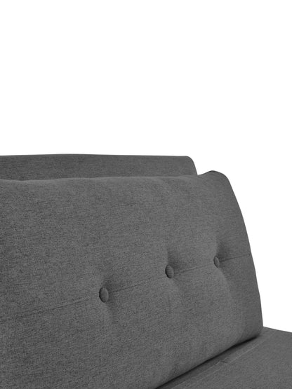 Julian Bowen Sofa Bed Rowan Single Sofabed - Mid Grey Bed Kings
