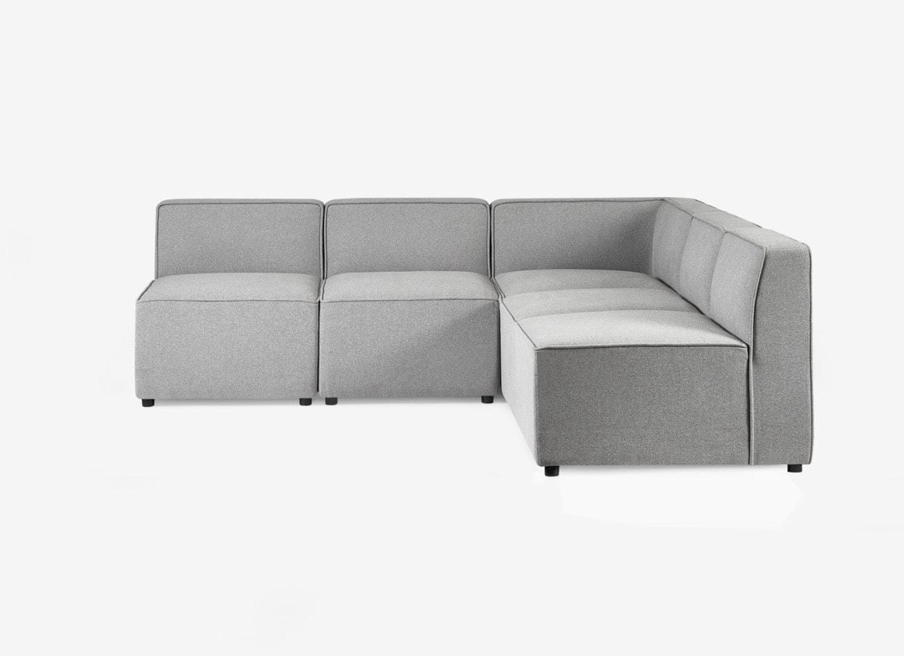 Julian Bowen Sofa Lago Combination Sofa  - Grey Bed Kings