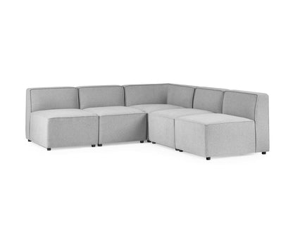 Julian Bowen Sofa Lago Combination Sofa  - Grey Bed Kings