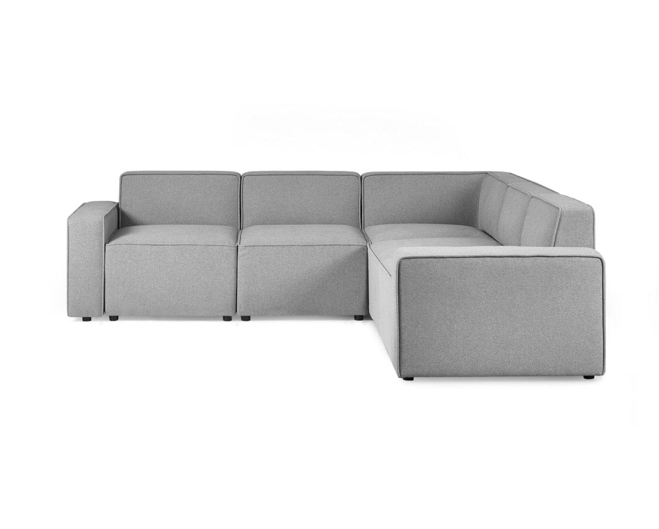 Julian Bowen Sofa Lago Combination Sofa  - Grey Bed Kings