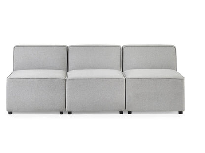 Julian Bowen Sofa Lago Combination Sofa  - Grey Bed Kings