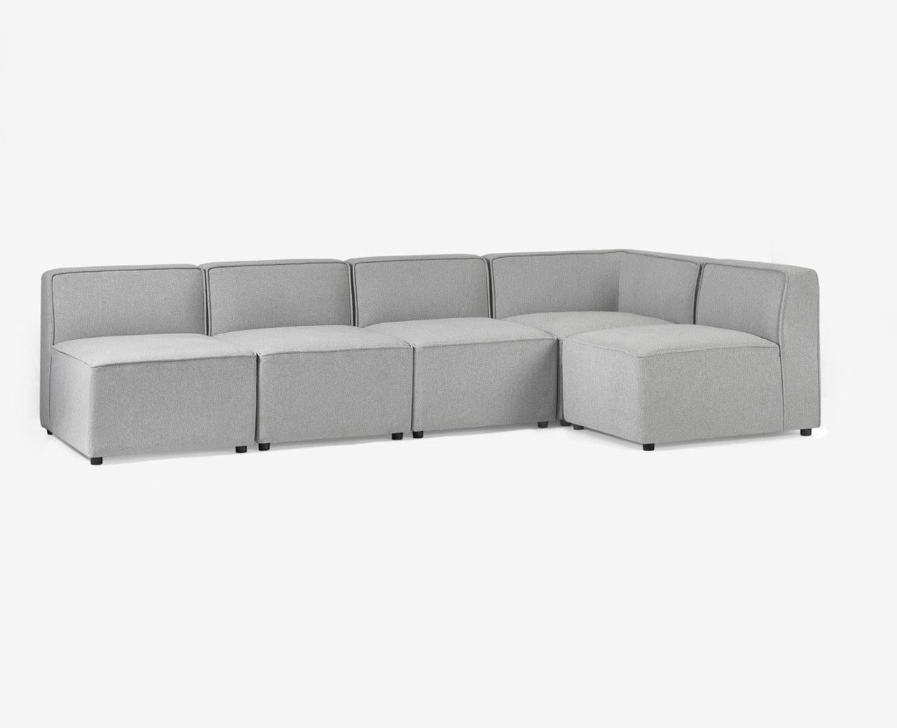 Julian Bowen Sofa Lago Combination Sofa  - Grey Bed Kings