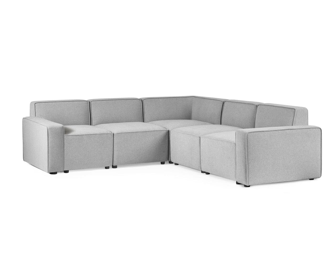 Julian Bowen Sofa Lago Combination Sofa  - Grey Bed Kings