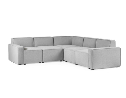 Julian Bowen Sofa Lago Combination Sofa  - Grey Bed Kings