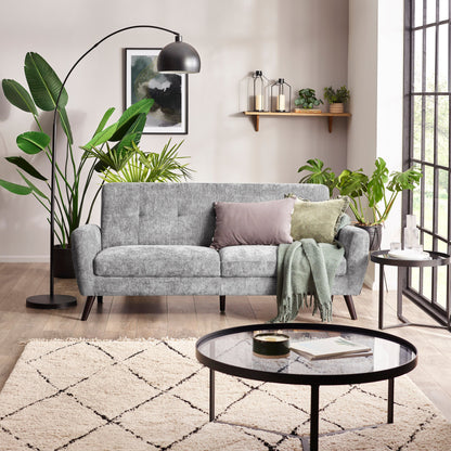 Julian Bowen Sofa Monza 3 Seater Sofa - Dove Bed Kings