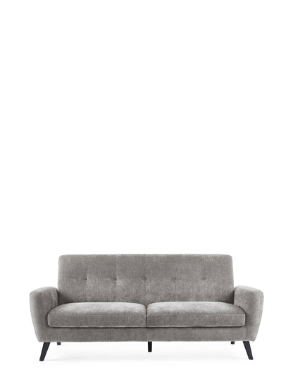 Julian Bowen Sofa Monza 3 Seater Sofa - Dove Bed Kings