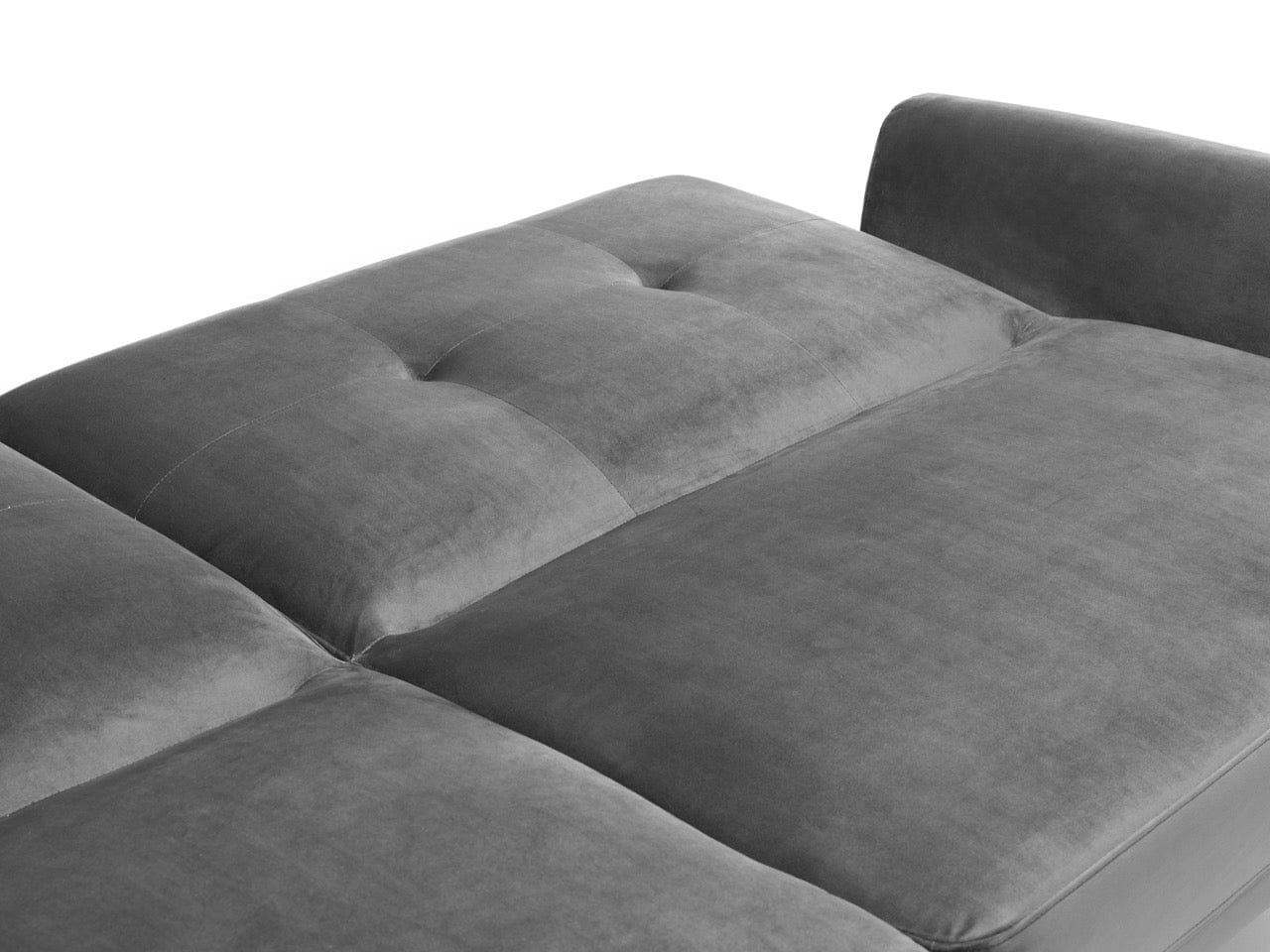 Julian Bowen Sofabeds Monza Sofabed In Dark Grey Velvet Bed Kings