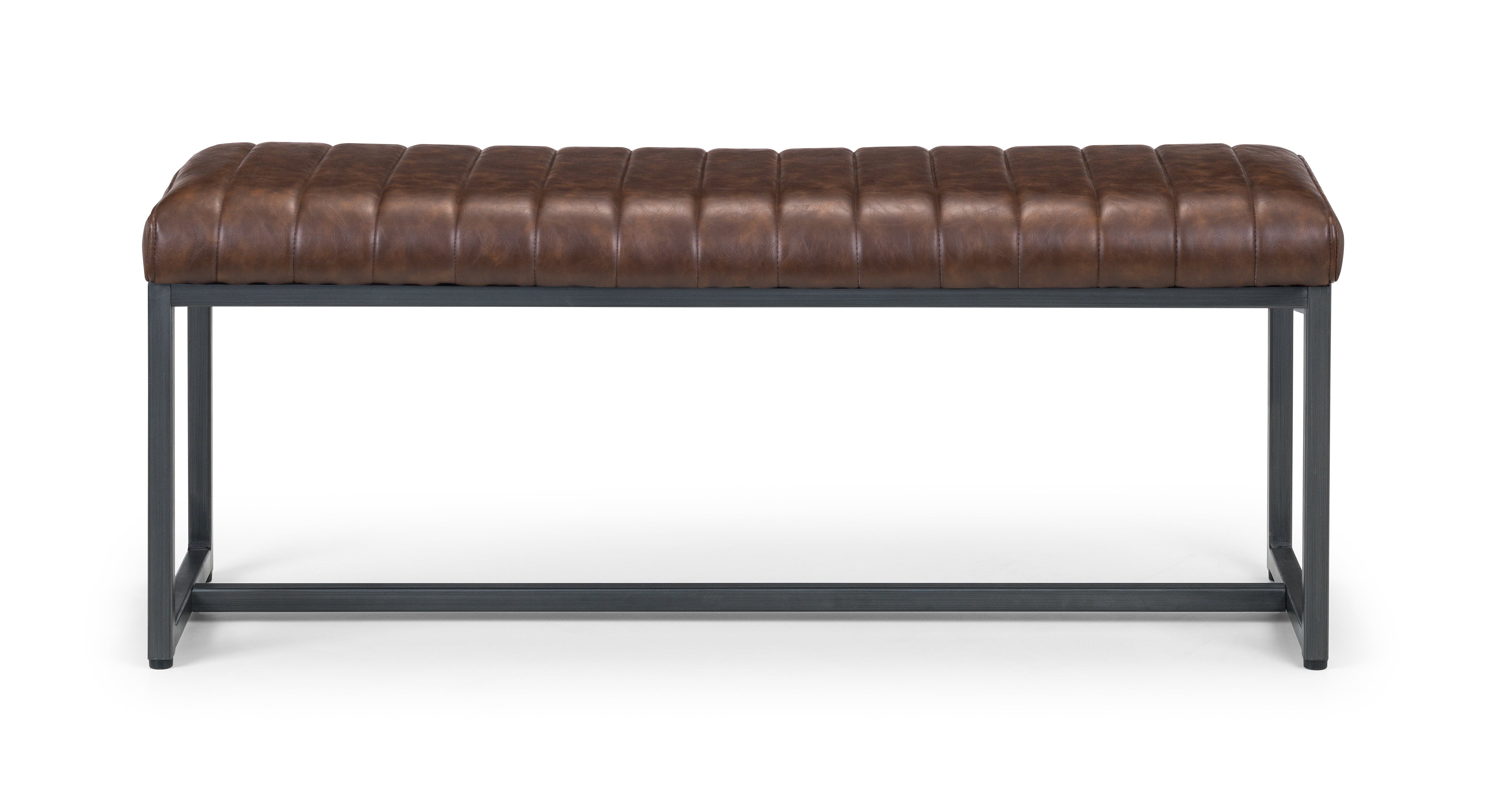 Brooklyn Upholstered Bench - Brown