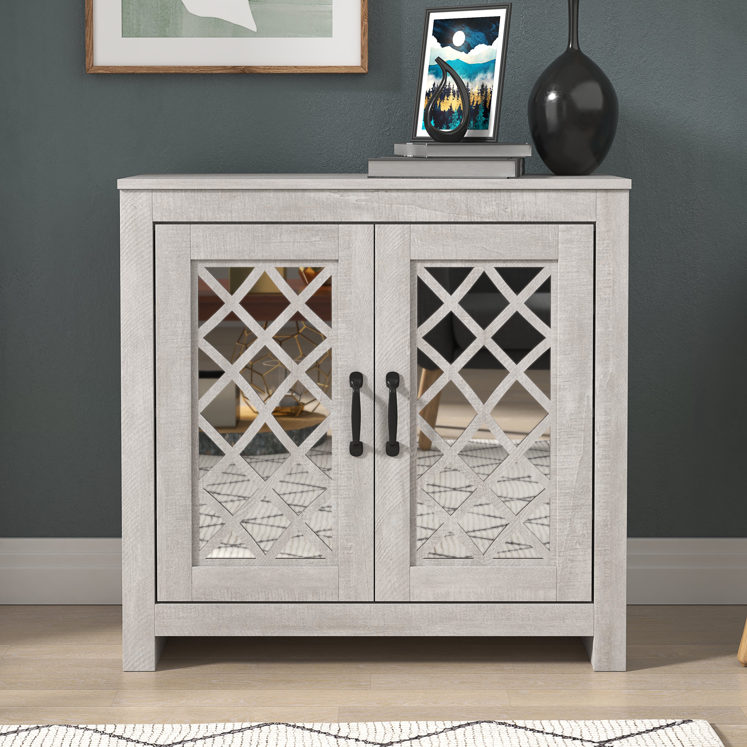Tiverton Shoe Cabinet Dusty Grey Oak