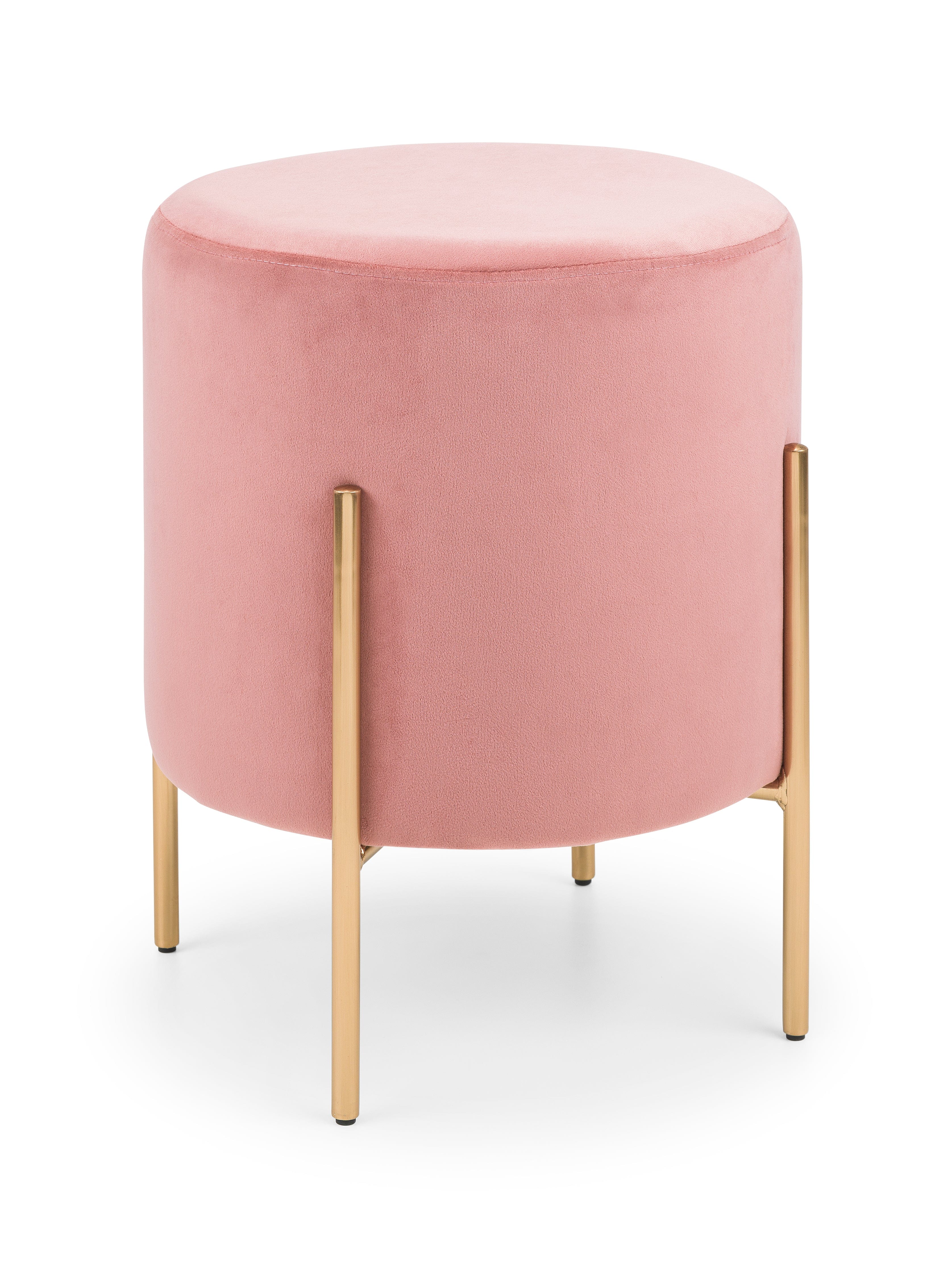 Julian Bowen Stool Harrogate Stool - Pink Bed Kings