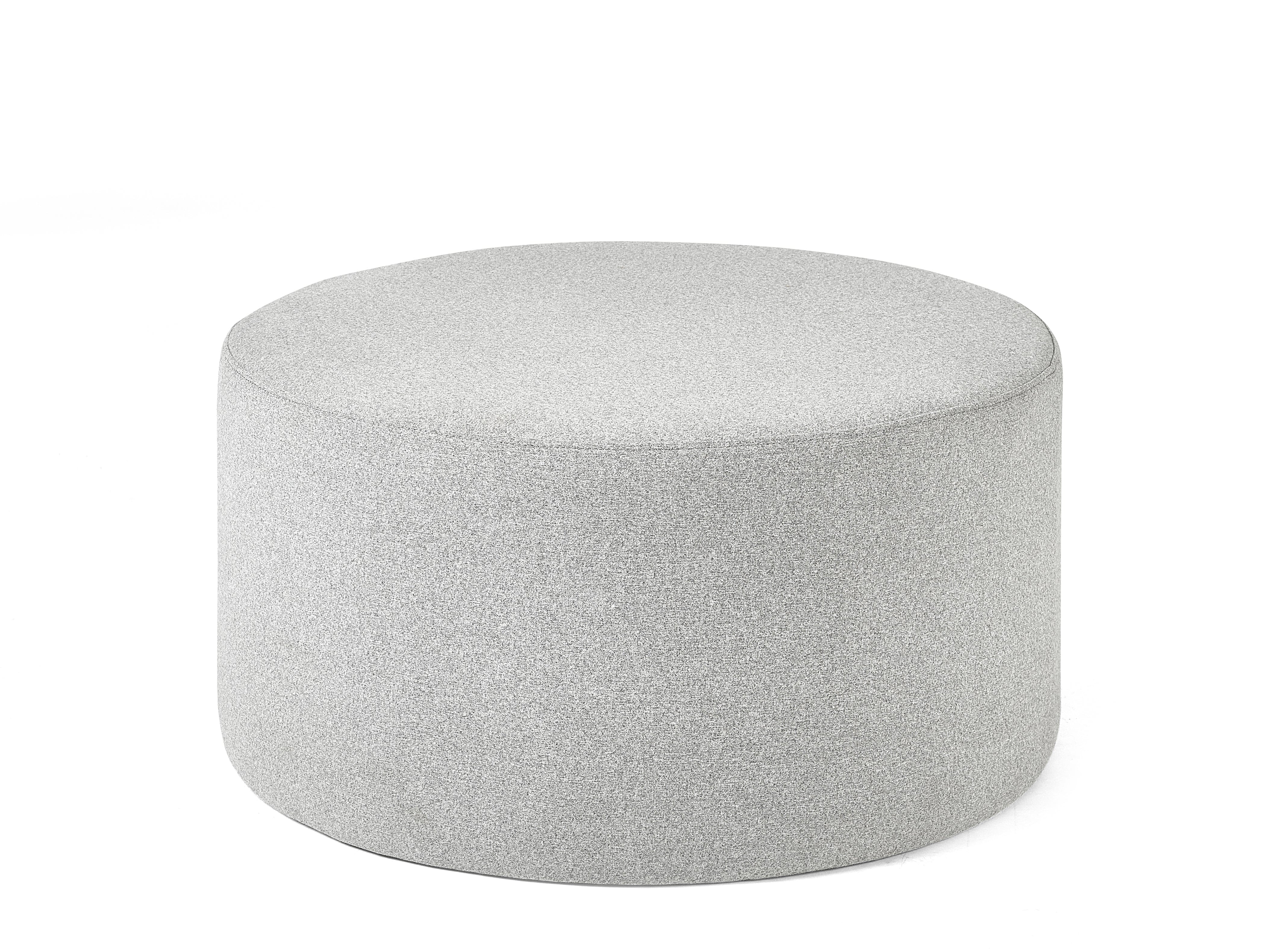 Julian Bowen Stool Seattle Footstool - Grey Bed Kings