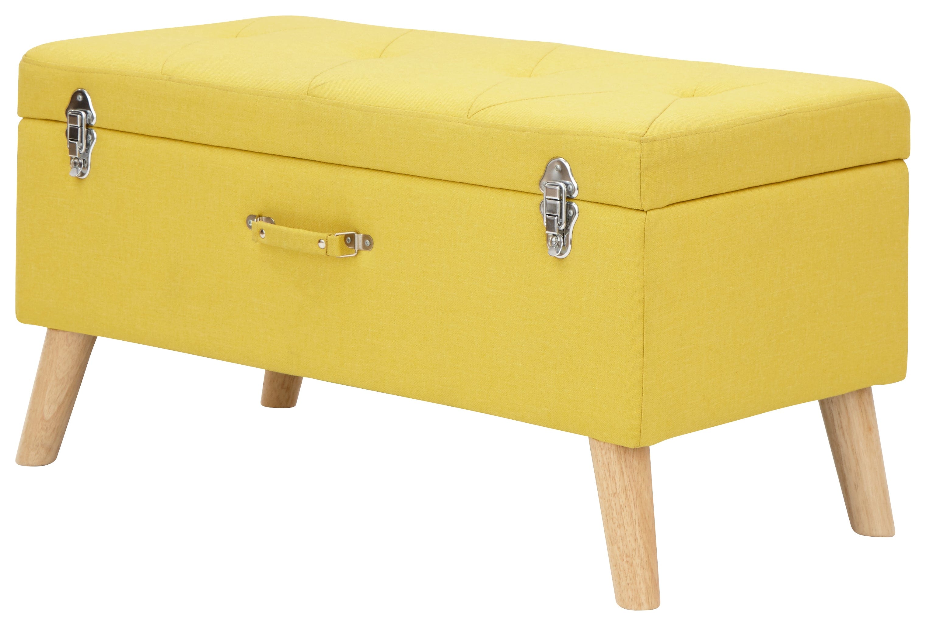 GFW Storage Ottoman Minstrel Storage Ottoman Large Mustard Bed Kings