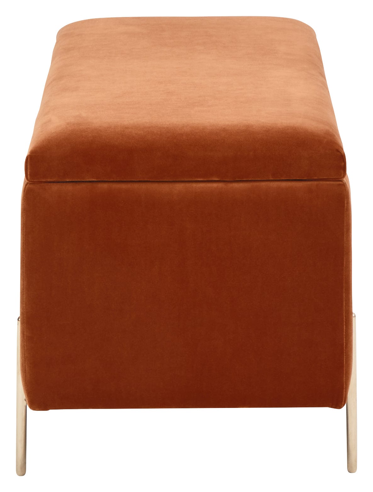 GFW Storage Ottoman Mystica Ottoman Storage Bench Russet Bed Kings