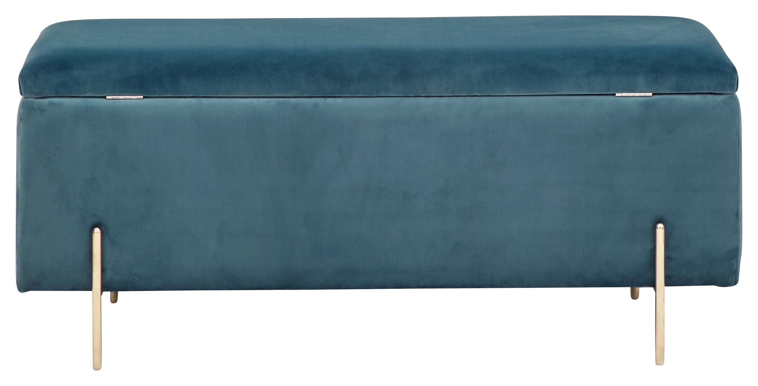 GFW Storage Ottoman Mystica Ottoman Storage Bench Teal Bed Kings